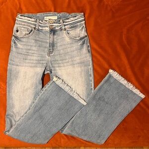 KanCan™ High Rise Curvy Double Button Bootcut Jean